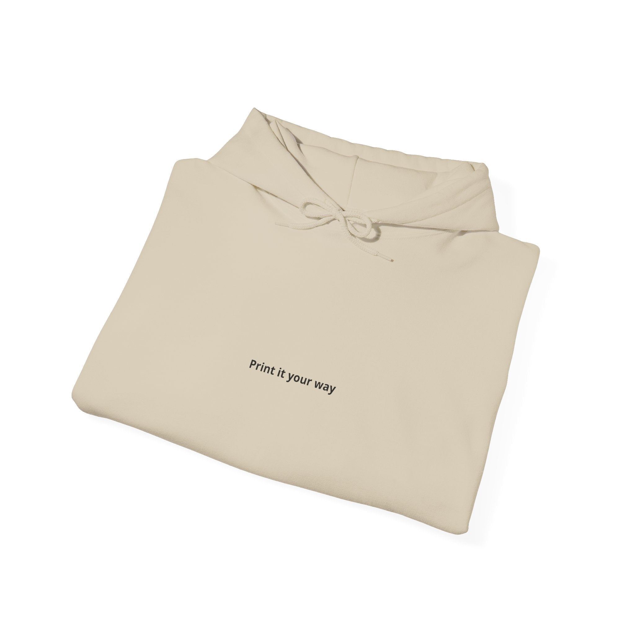 Minimalist "Find It Your Way" Hoodie — Clean White Comfort