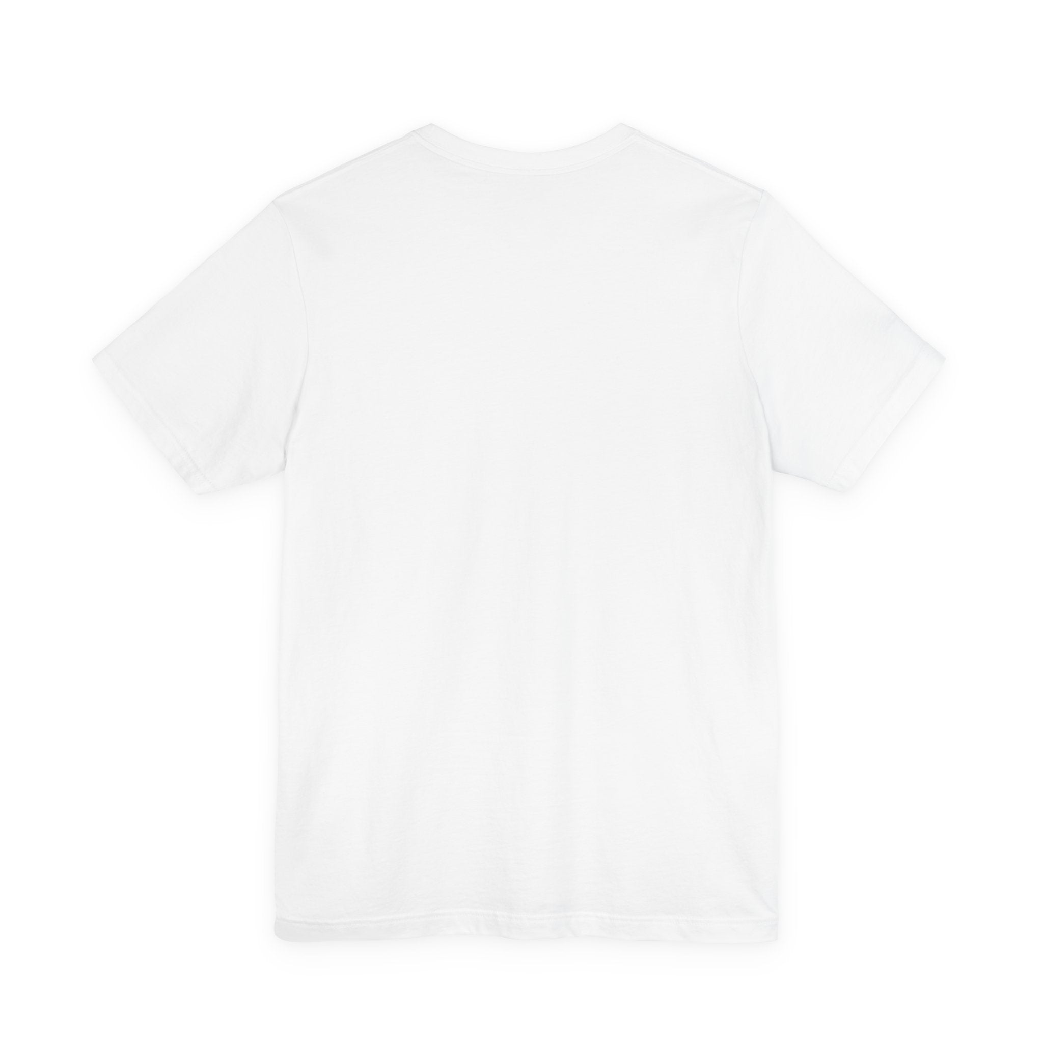 Minimalist 'Print It Your Way' White Tee — Casual Unisex Short Sleeve Shirt