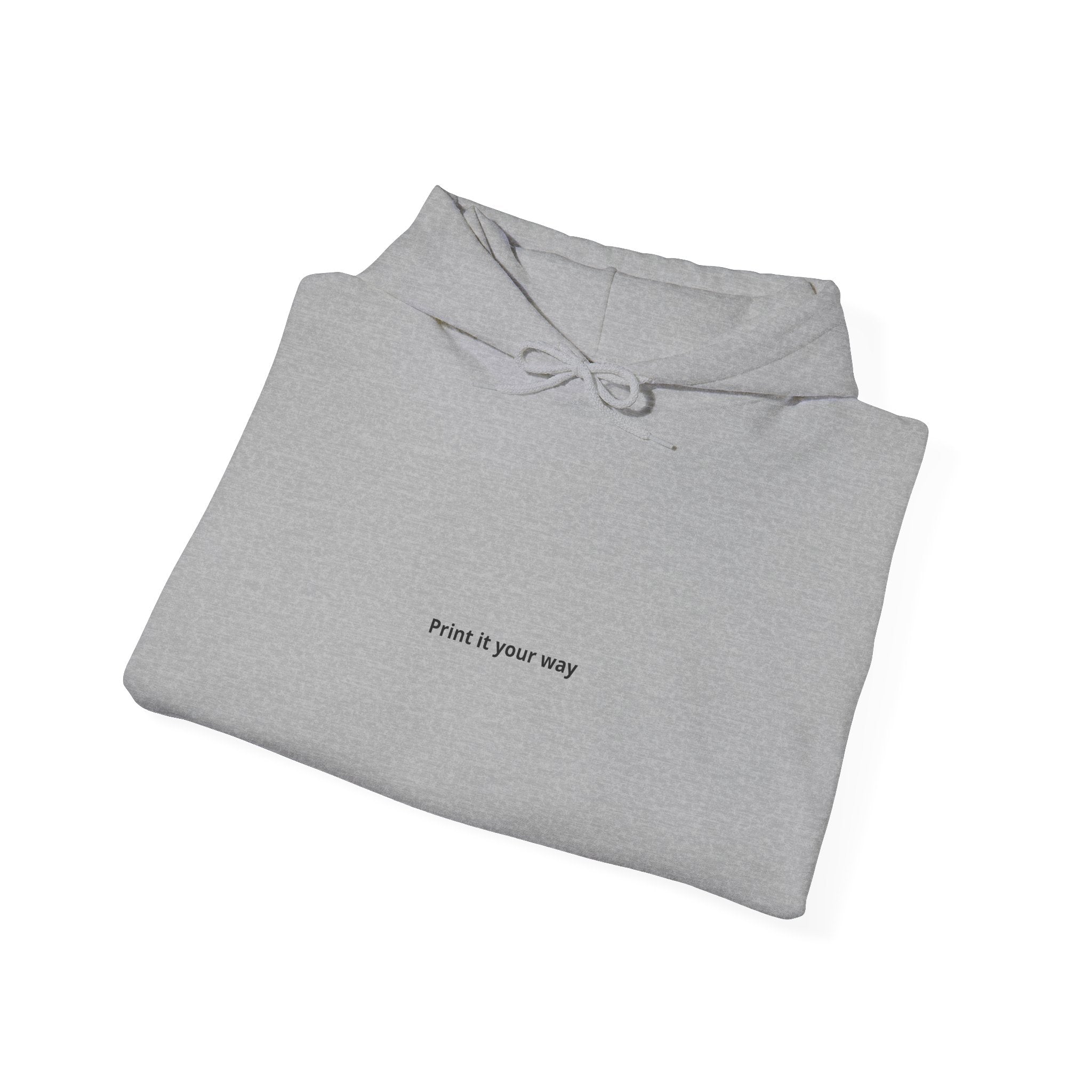 Minimalist "Find It Your Way" Hoodie — Clean White Comfort