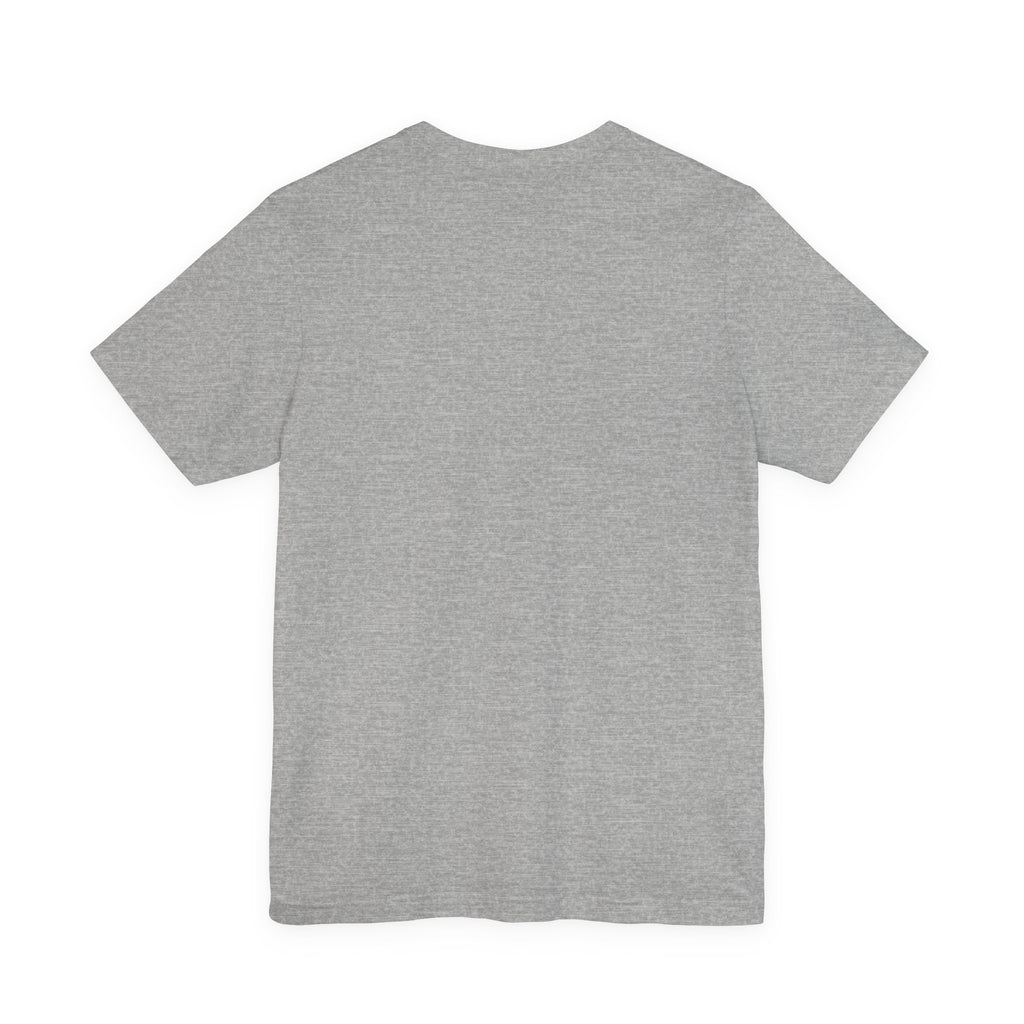 Minimalist 'Print It Your Way' White Tee — Casual Unisex Short Sleeve Shirt