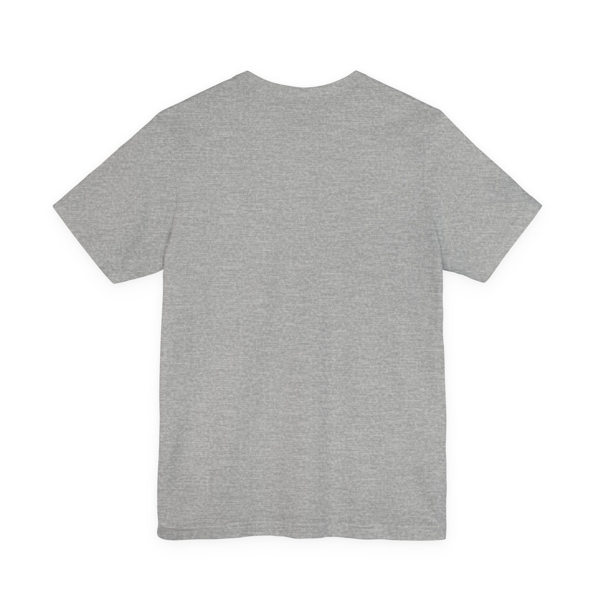 Minimalist 'Print It Your Way' White Tee — Casual Unisex Short Sleeve Shirt