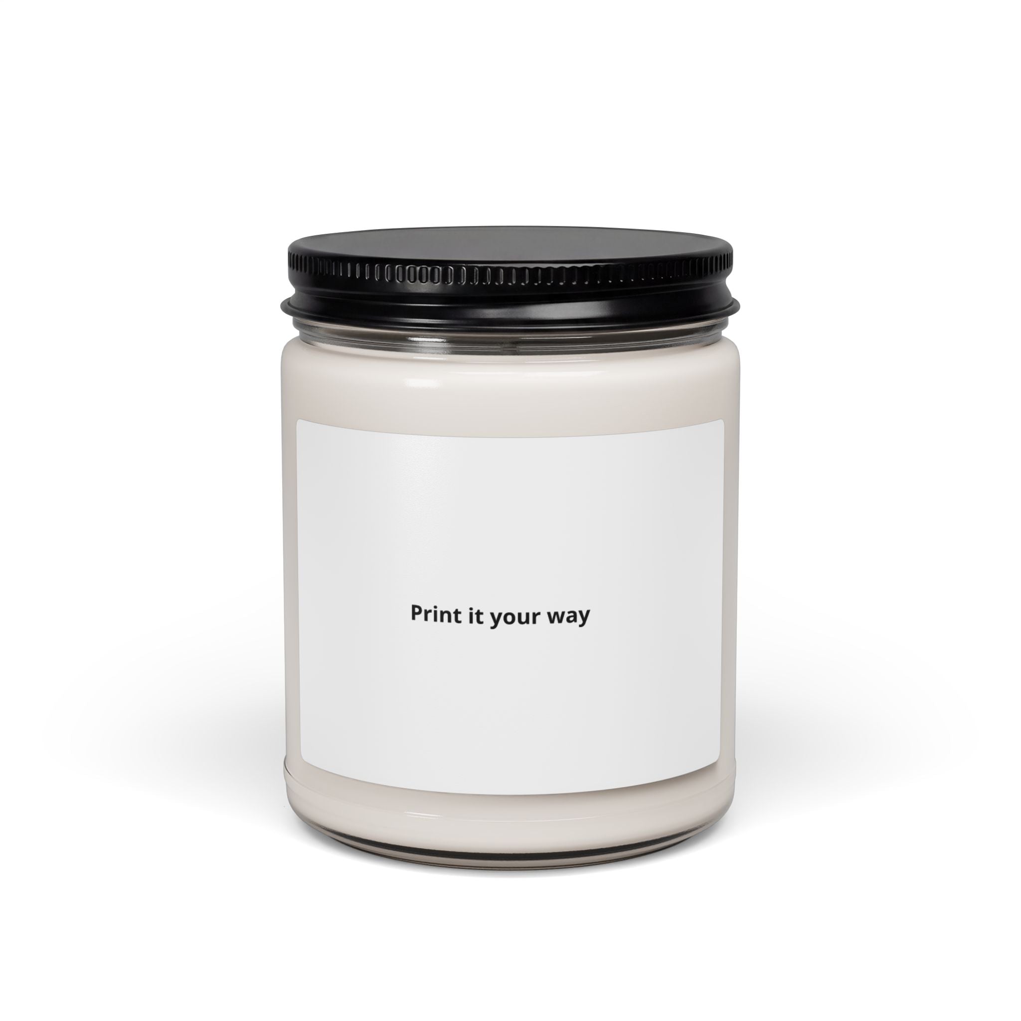 9oz Scented Soy Candle — Custom Label "Print it your way" | Natural Home Fragrance