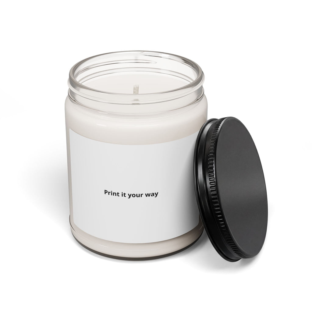 9oz Scented Soy Candle — Custom Label "Print it your way" | Natural Home Fragrance