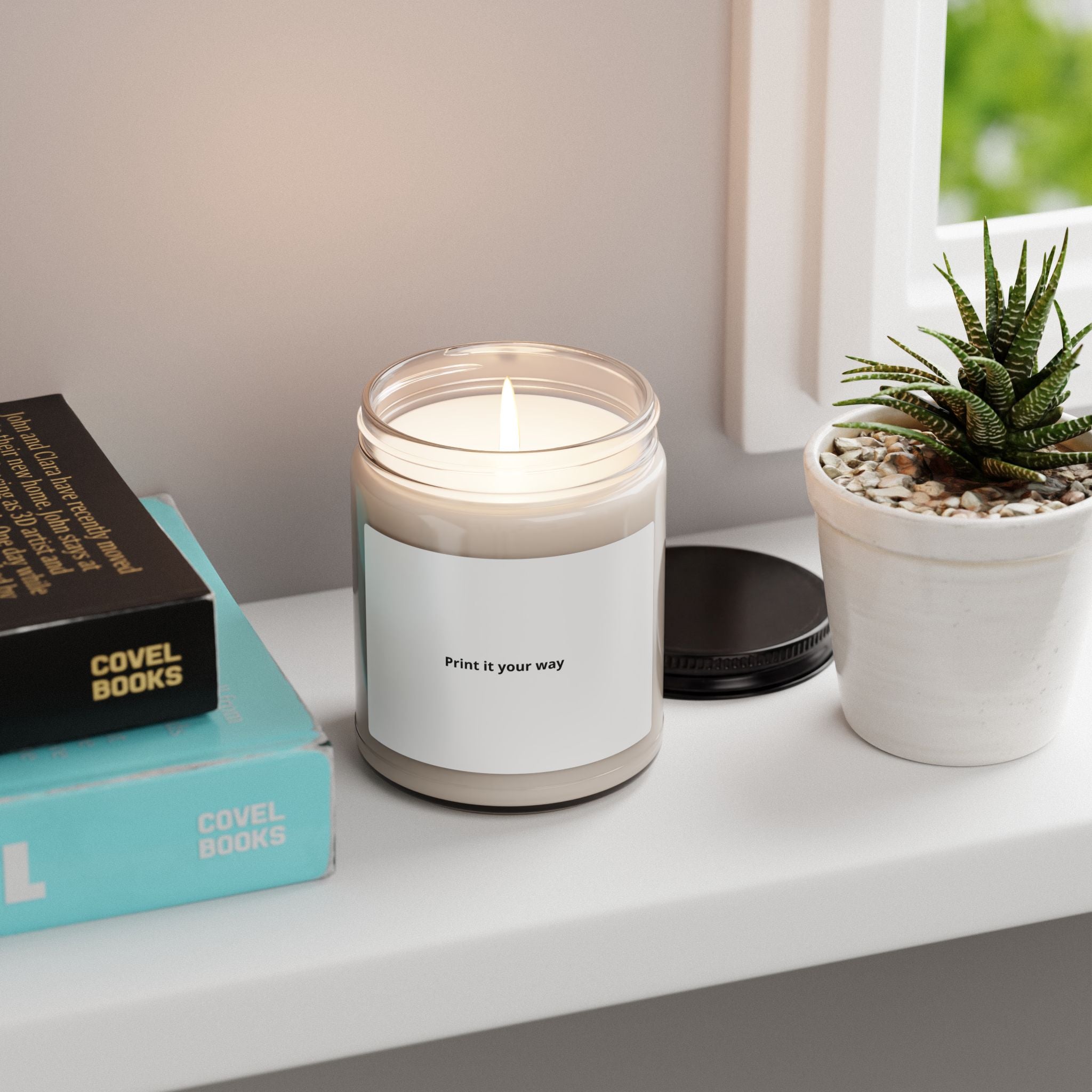 9oz Scented Soy Candle — Custom Label "Print it your way" | Natural Home Fragrance