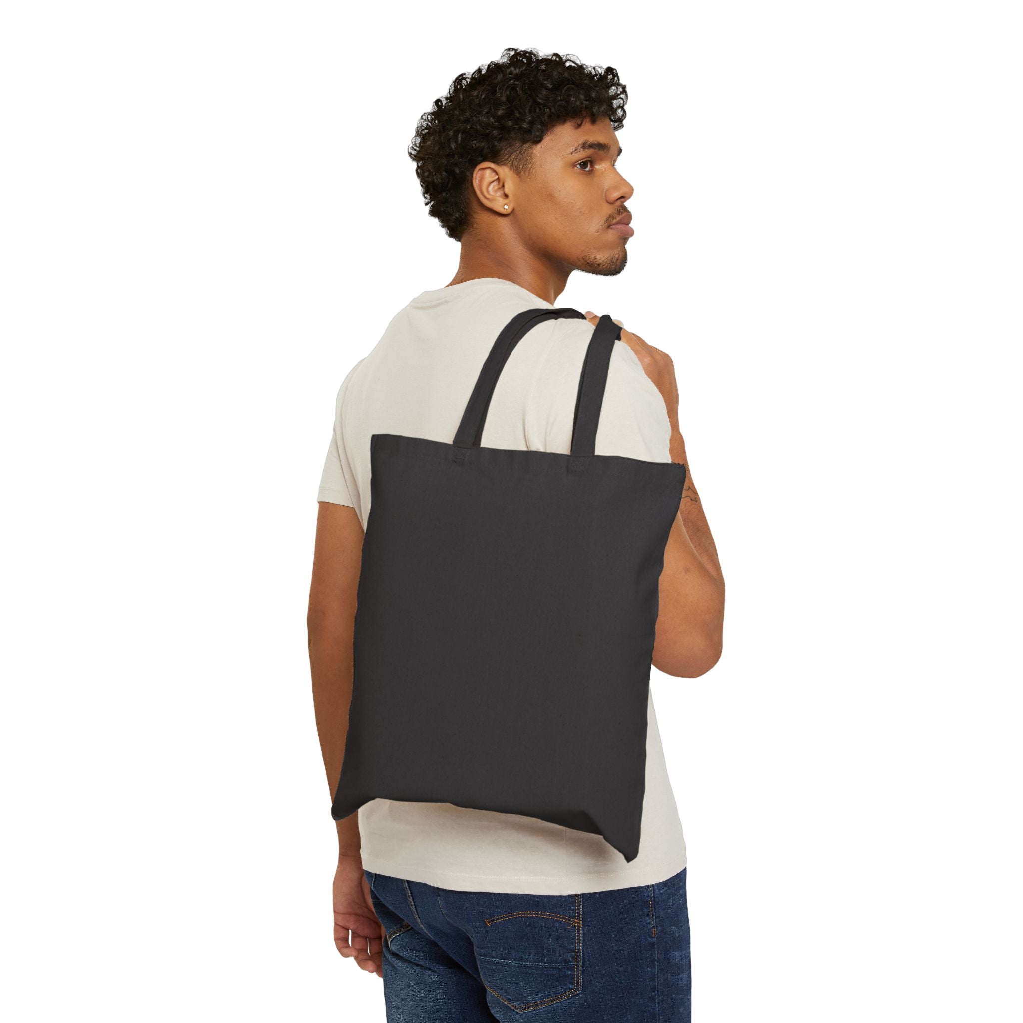 Tote Bag — Minimal 'Proof Is Gone Away' Cotton Canvas Everyday Tote