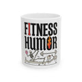 Fitness Humor Mug — Funny Skeleton Gym Coffee Cup (11oz & 15oz)